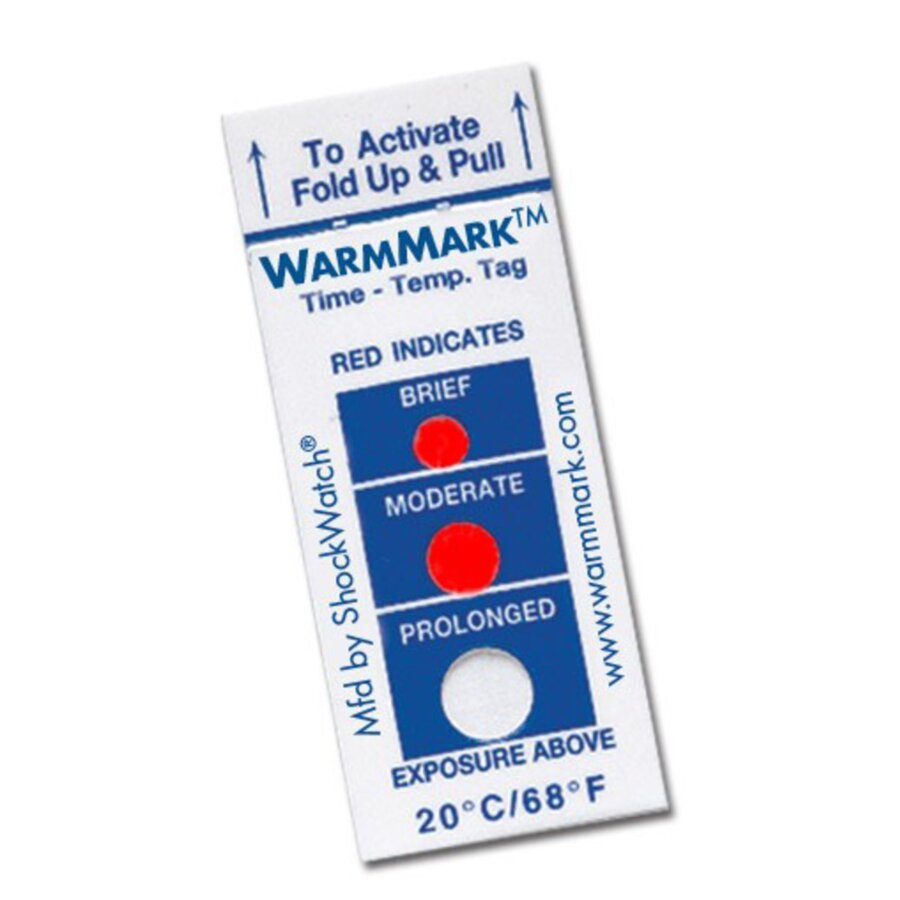 Rote Verf�rbung: Ihr Produkt wurde nicht den zul�ssigen Temperaturen entsprechend gelagert oder transportiert