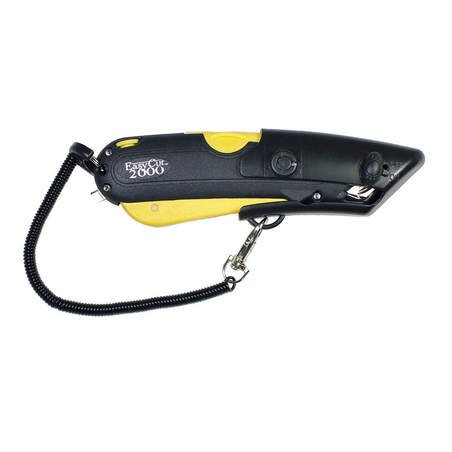 Sicherheitsmesser Easy-Cut mit praktischem Clip zum Befestigen an Gürtel oder Kleidung Sicherheitsmesser Easy-Cut mit praktischem Clip zum Befestigen an Gürtel oder Kleidung