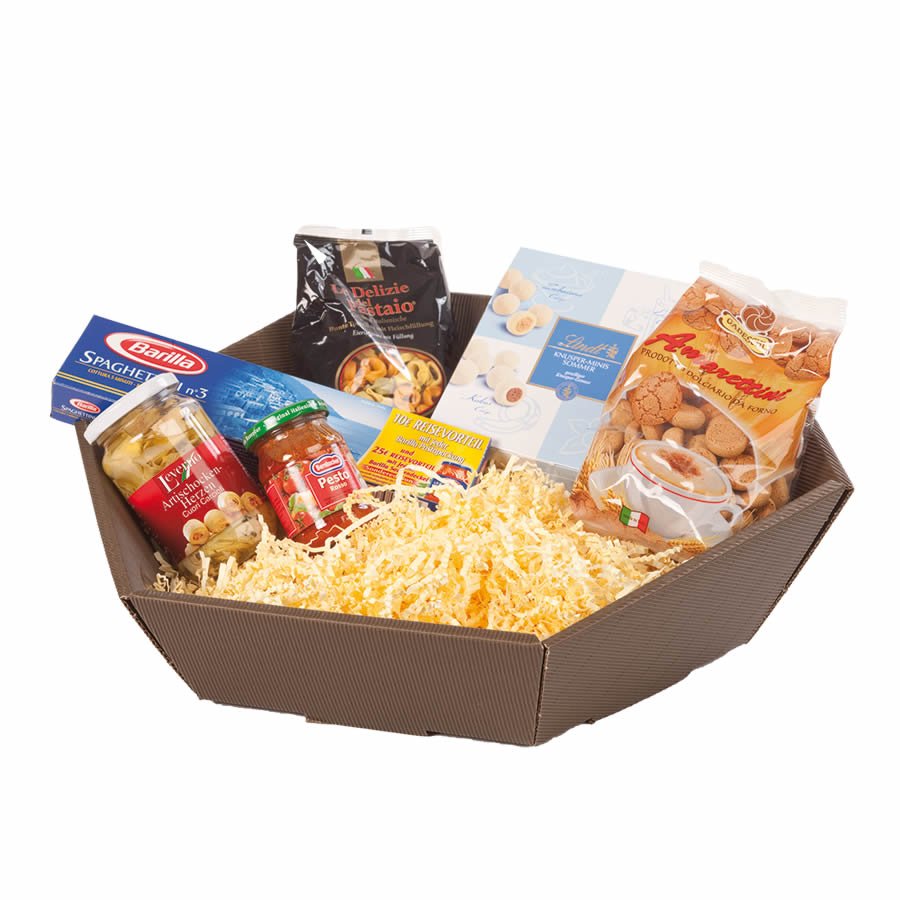 Dekofill als Fllmaterial fr Geschenkkartons