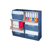 Archivbox f�r Ordner 504 x 325 x 305 mm anthrazit