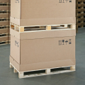 Mit diesem Palettencontainer l�sst es sich stapeln.