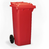 M�lltonne rot 120 ltr