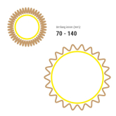 Elastikh�lle 165 mm natur
