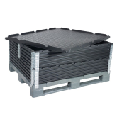 Deckel f�r Paletten-Aufsatzrahmen aus Kunststoff 1200 x 1000 mm