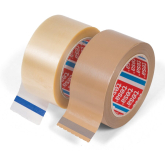 Paketband PVC gepr�gt tesa 4100 50 mm braun