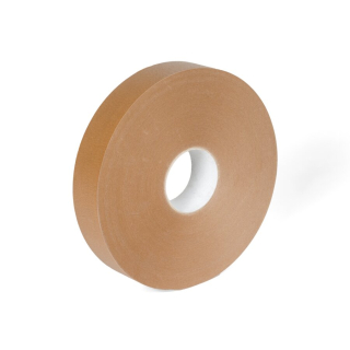 Gro�rolle Maschinenklebeband Papier braun
