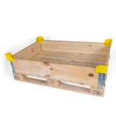 Stapelecken f�r Aufsatzrahmen aus PE