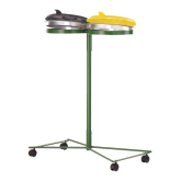Mobiler Doppel-M�llsackhalter 70 - 120 ltr gelb/schwarz
