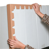 Kantenschutzleiste eingekerbt 50 x 50 x 1200 mm