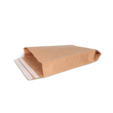 Papier-Versandtasche wiederverschlie�bar mit Seitenfalte 250 x 350 mm