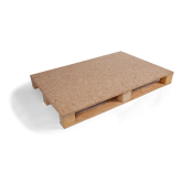 Holzpalette mit geschlossenem Deck 800 x 1200 mm