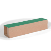 Palettenkufen aus Vollpappe 600 x 90 x 100 mm