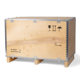 Sperrholzkisten zum Falten 1180 x 780 x 580 mm mit Palettenkufen