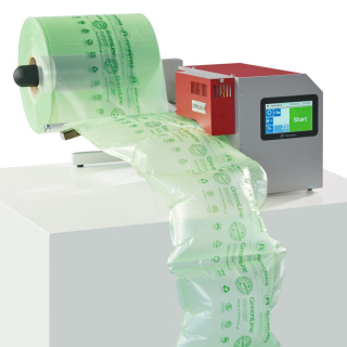 Eine CIRRUS-Folienrolle entspricht in etwa 10 S�cken Verpackungschips