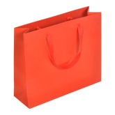 Papier-Tragetasche mit Band 320 x 100 x 275 mm rot