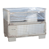Abdeckhaube 1250 x 850 x 300 mm transparent mit Gummizug