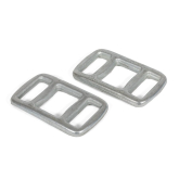 Doppelsteg-Verschluss f�r Lashband max 32 mm gesenkschmiedet