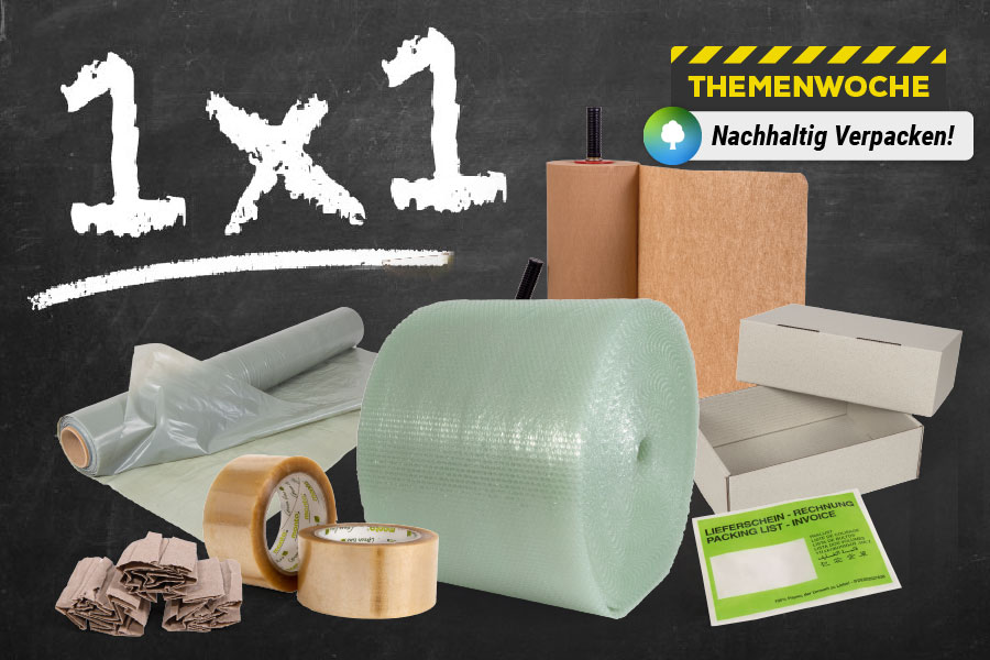 Einmaleins der nachhaltigen Verpackung