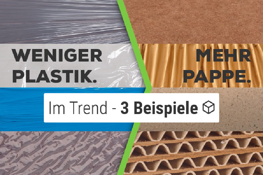 Weniger Plastik, mehr Wellpappe: Warum Plastikvermeiden nach wie vor im Trend ist