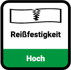 Hohe Reißfestigkeit