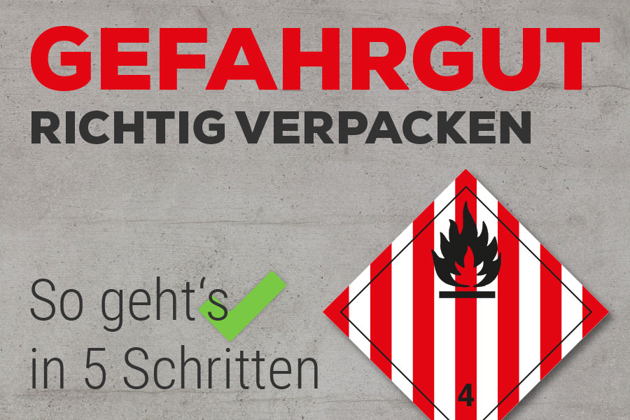 Gefahrgut verpacken und verschicken  So geht's 