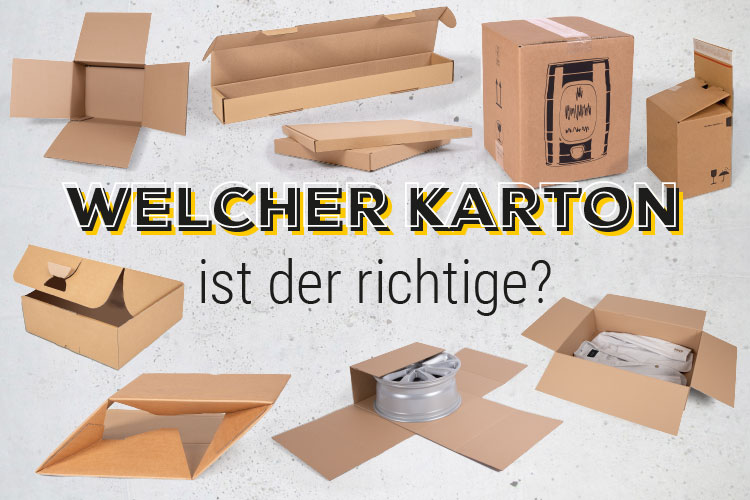 Welcher Karton ist der richtige?