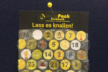 Adventskalender aus Luftpolsterfolie - DIY in letzter Minute
