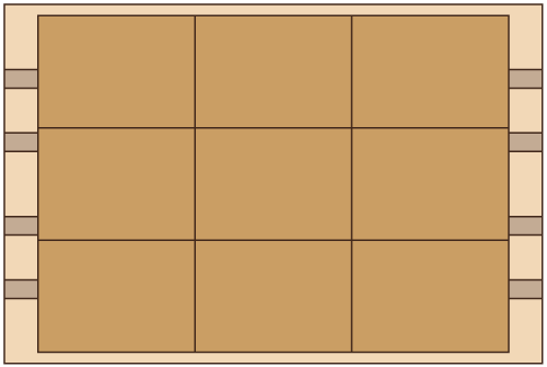 Kartons auf Palette platzieren - Variante 1